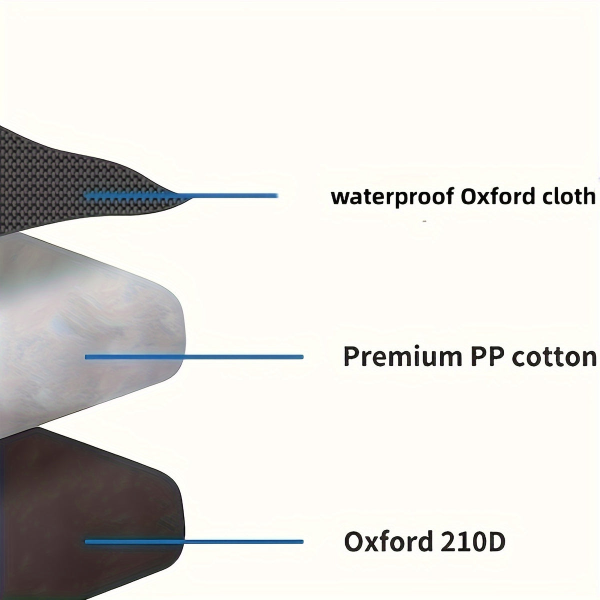 Hammock laid flat showing the 137 by 147 centimetre panel