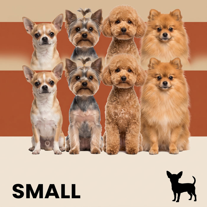 Small chihuahua standing on grass