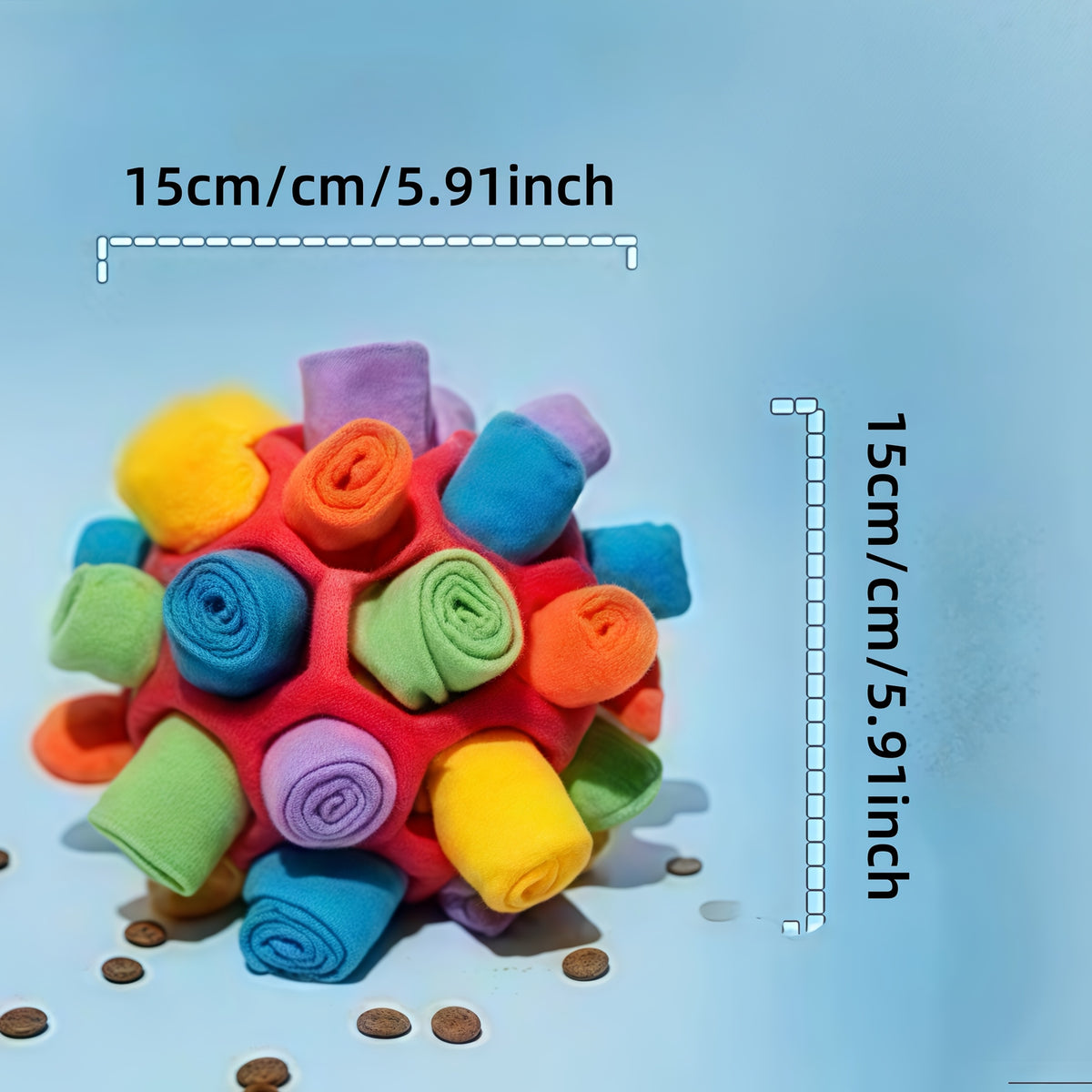 Snuffle ball opened flat
