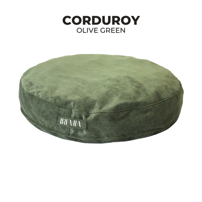 IREMIA Corduroy Dog Sofa in Olive Green