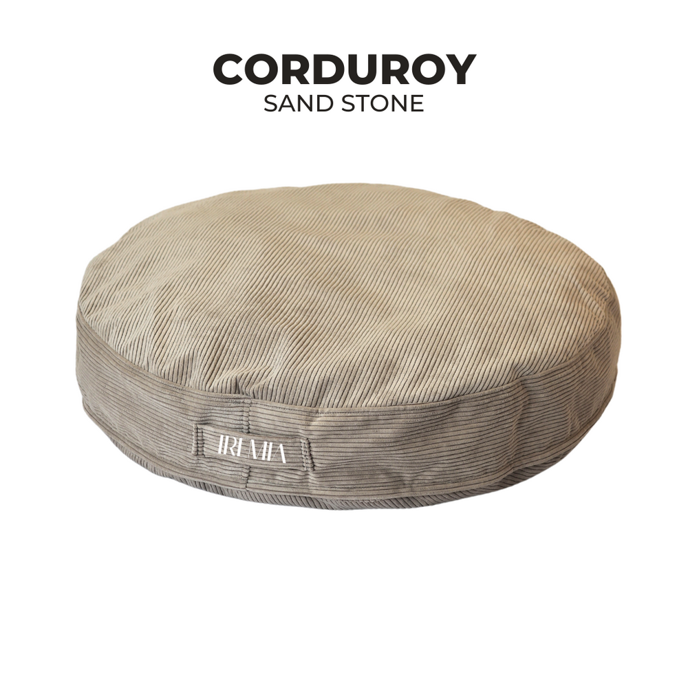 IREMIA Corduroy Dog Sofa in Sand Stone
