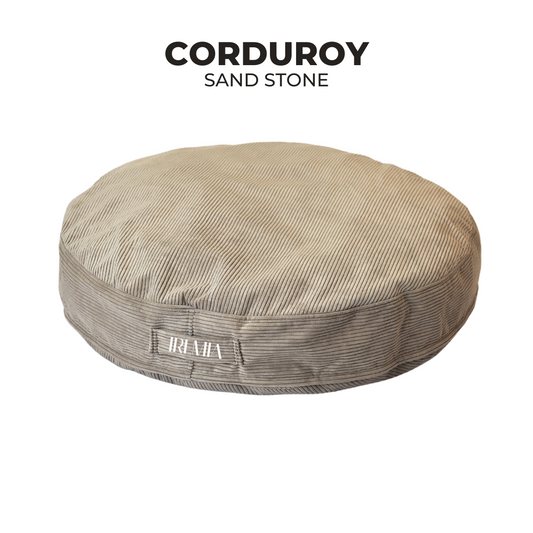 IREMIA Corduroy Dog Sofa in Sand Stone