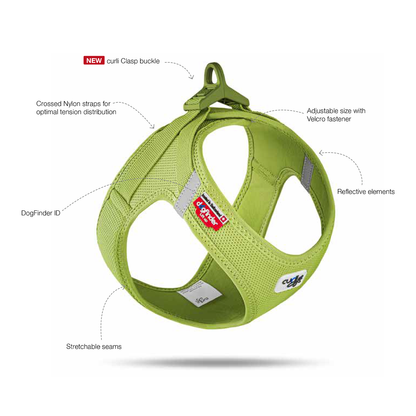 Curli Clasp Air Mesh Harness For Smaller Dogs