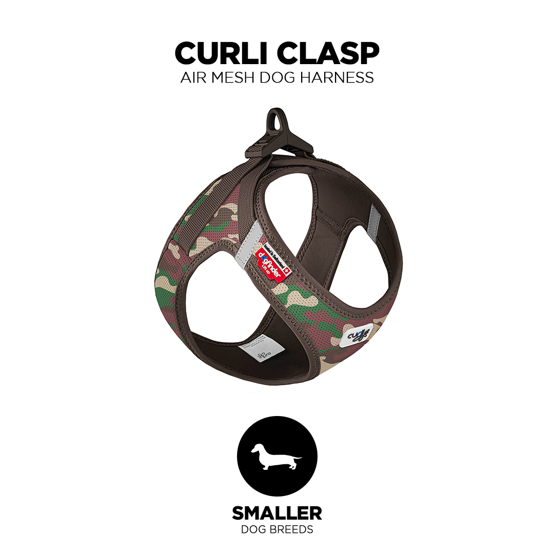 Curli Clasp Air Mesh Harness For Smaller Dogs