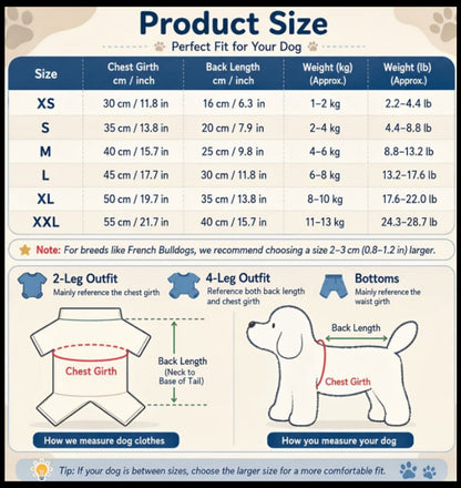 Hooded fleece dog pullover, back panel print area