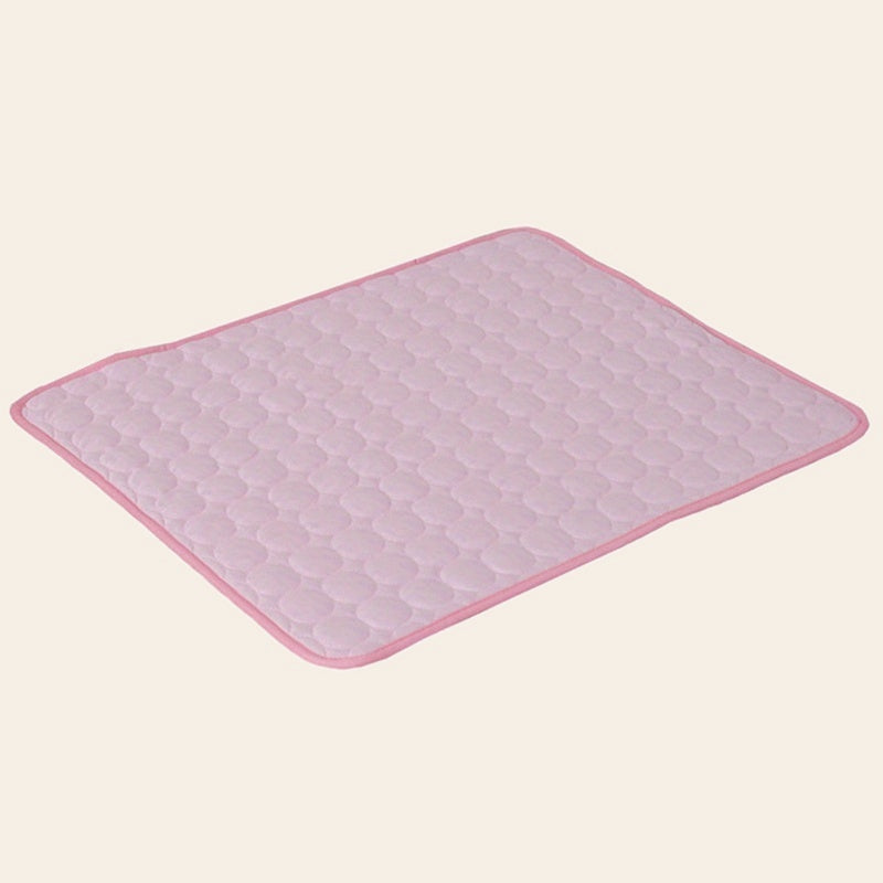 Pink quilted cooling mat